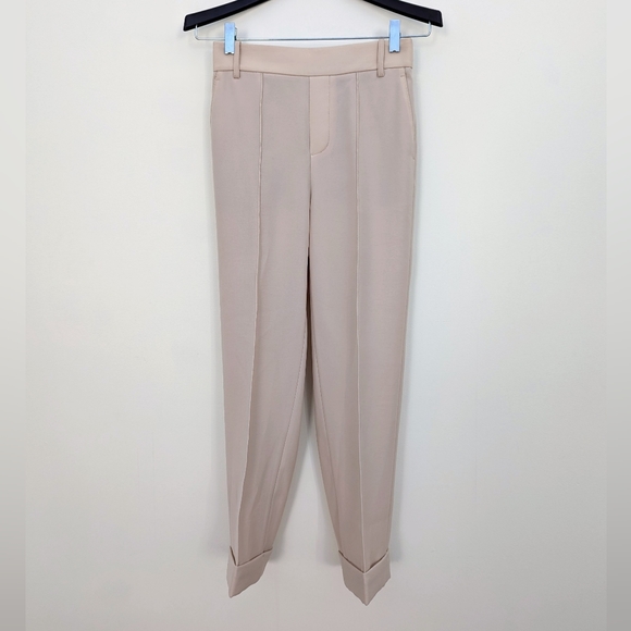 Vince Cuffed Tapered Pull-On Pant in Sandstone Crepe, XS - Picture 10 of 16